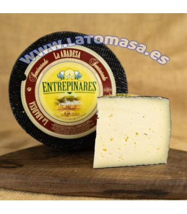 QUESO SEMICURADO ENTREPINARES CUÑA DE ± 450 gms