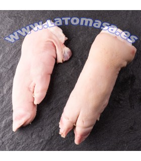 PATAS CERDO  DENOMINACION ORIGEN TERUEL 4 mitades