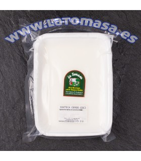 MANTECA CERDO COCIDA DENOMINACION ORIGEN TERUEL (±)390gms