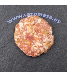 HAMBURGUESA LONGANIZA CON MANZANA  4 unidades