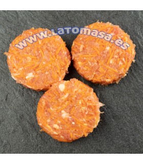 MINI HAMBURGUESA POLLO CON ZANAHORIA 6 unidades