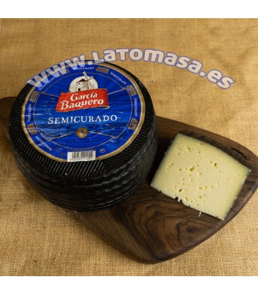 QUESO SEMICURADO GARCIA BAQUERO CUÑA DE ± 450 gr.